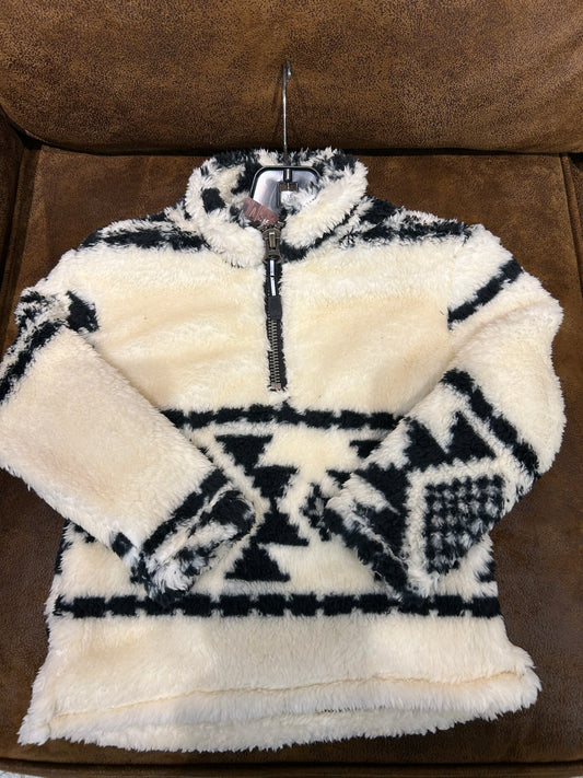 Roper Black/Cream Aztec Jacket Girls