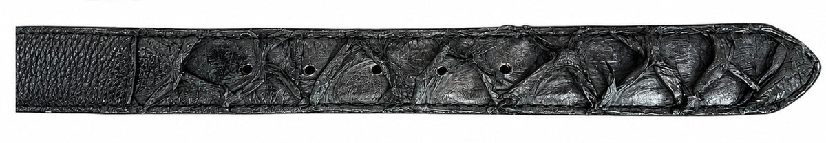 Genuine Fish Leather Inlay Western Men Belt