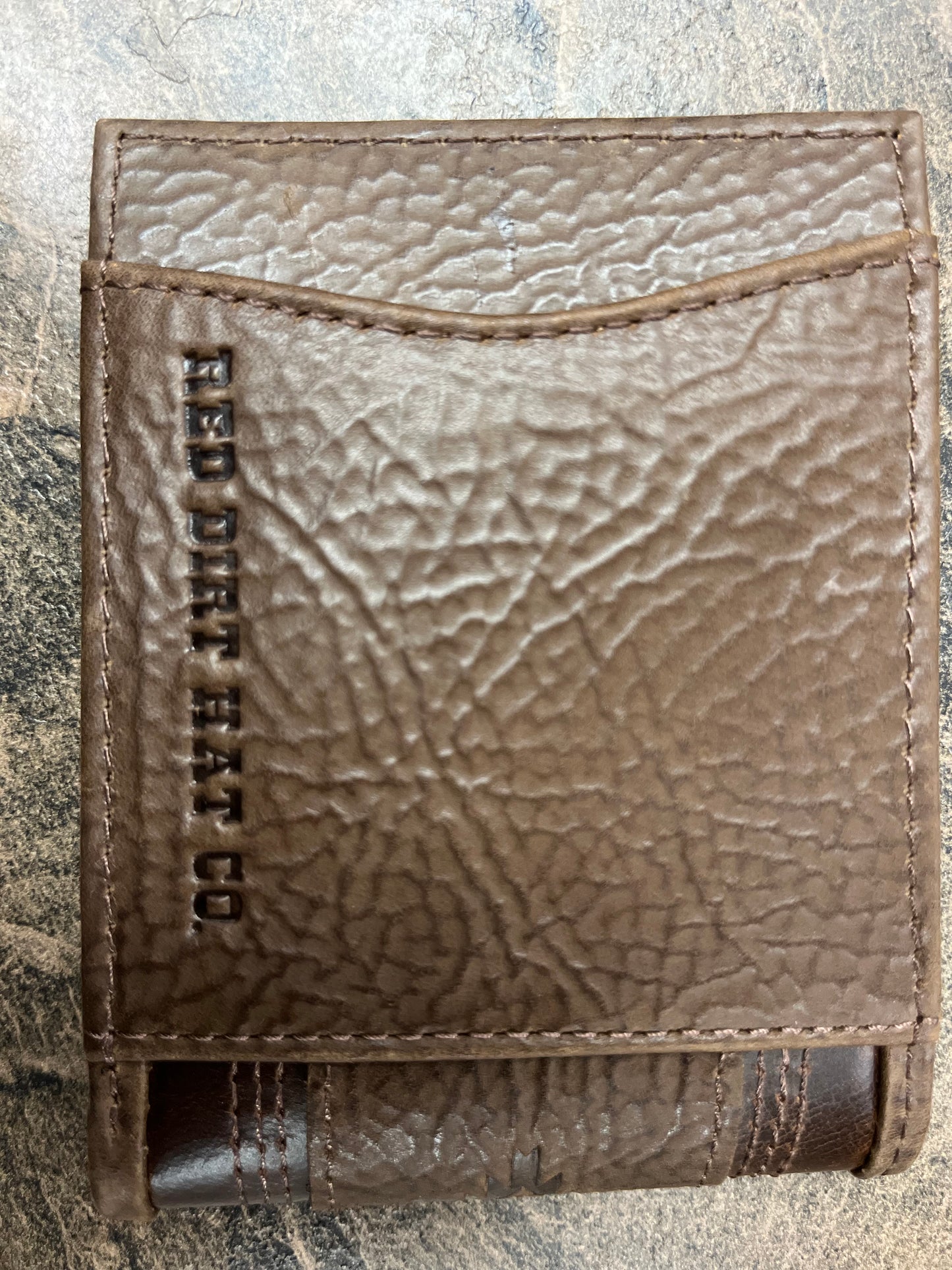 Red Dirt Hat Co. Wallet Embossed W/whip Stitch