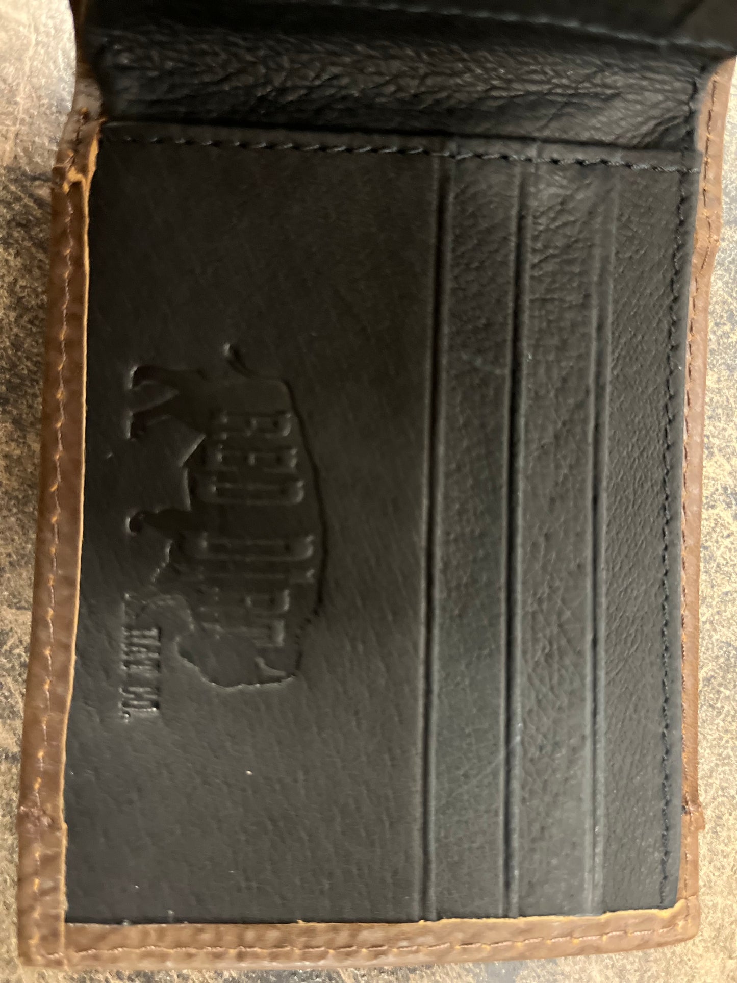 Red Dirt Hat Co. Wallet Embossed W/whip Stitch