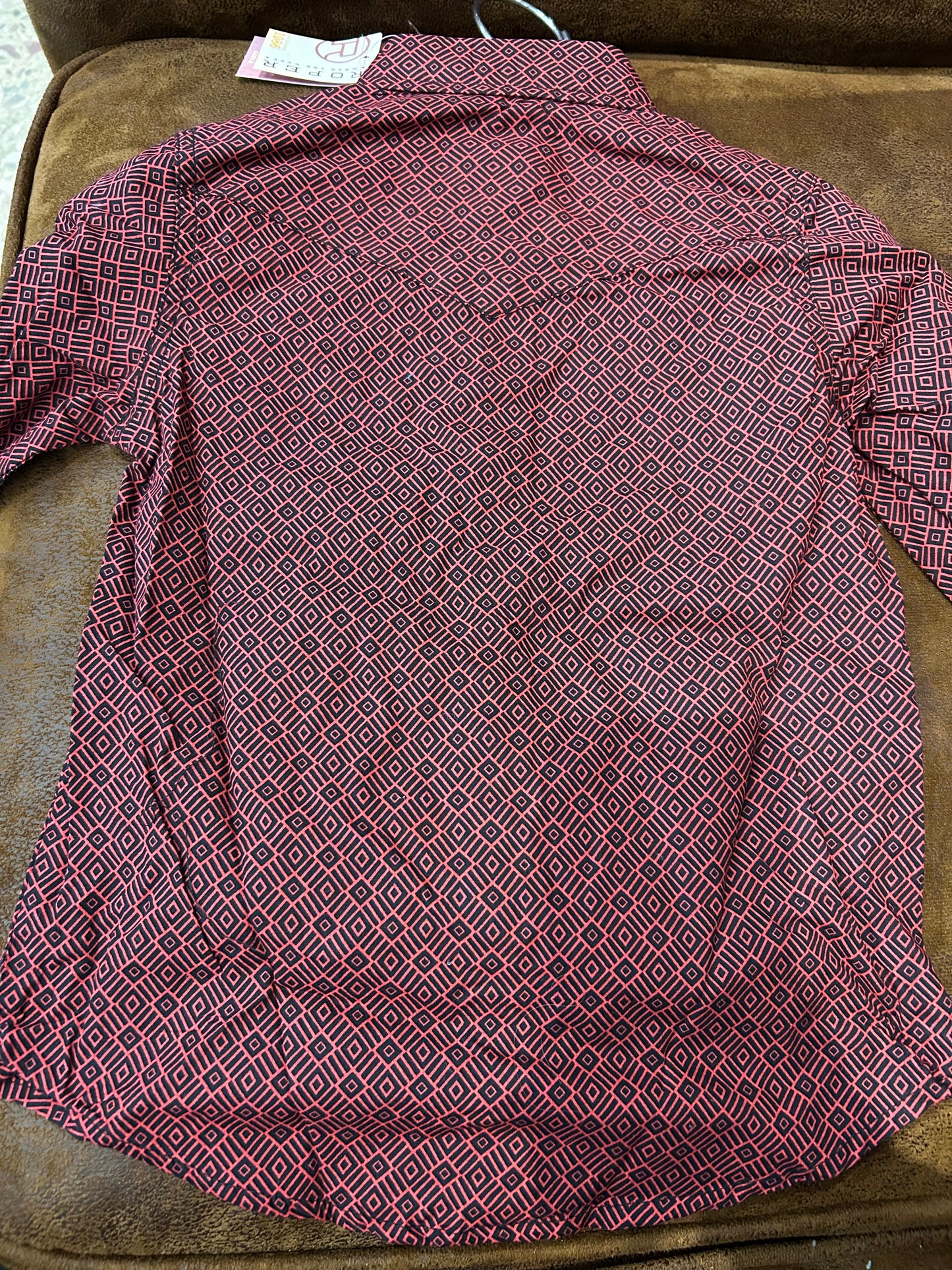 Roper Tribal Geo Print Girls Shirt