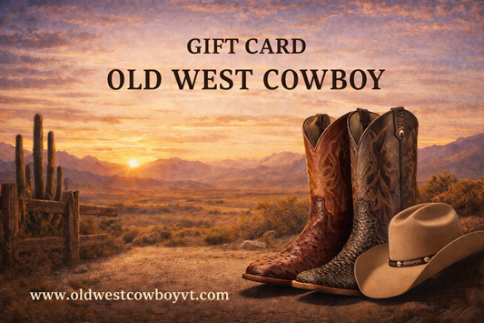 Old West Cowboy Gift Card
