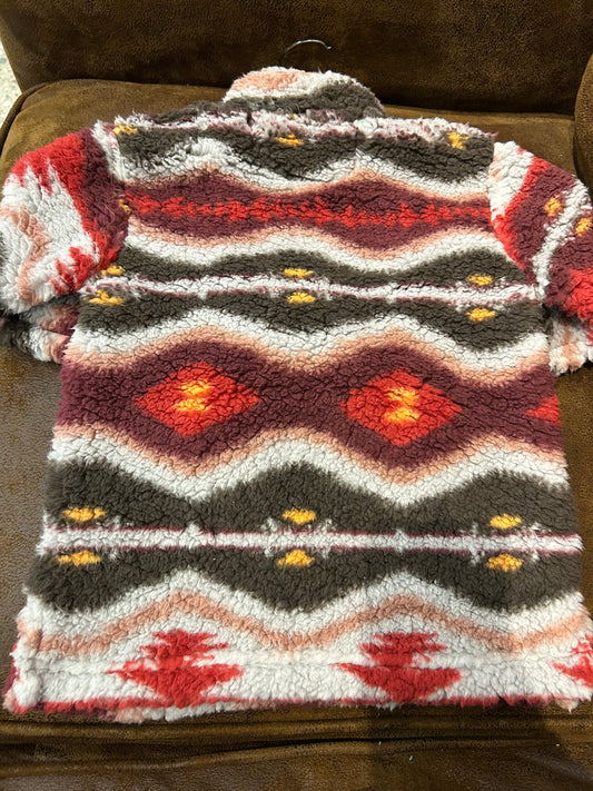 Blanket Aztec Polar Fleece Girls Outerwear