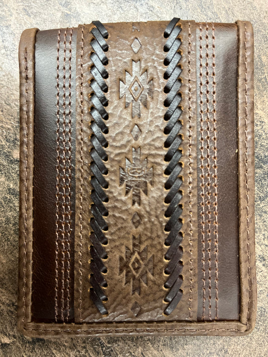 Red Dirt Hat Co. Wallet Embossed W/whip Stitch