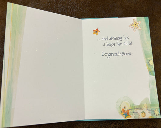 A star is born-Greeting card