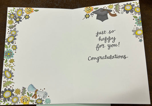 Hooray for the graduate! Greeting Card