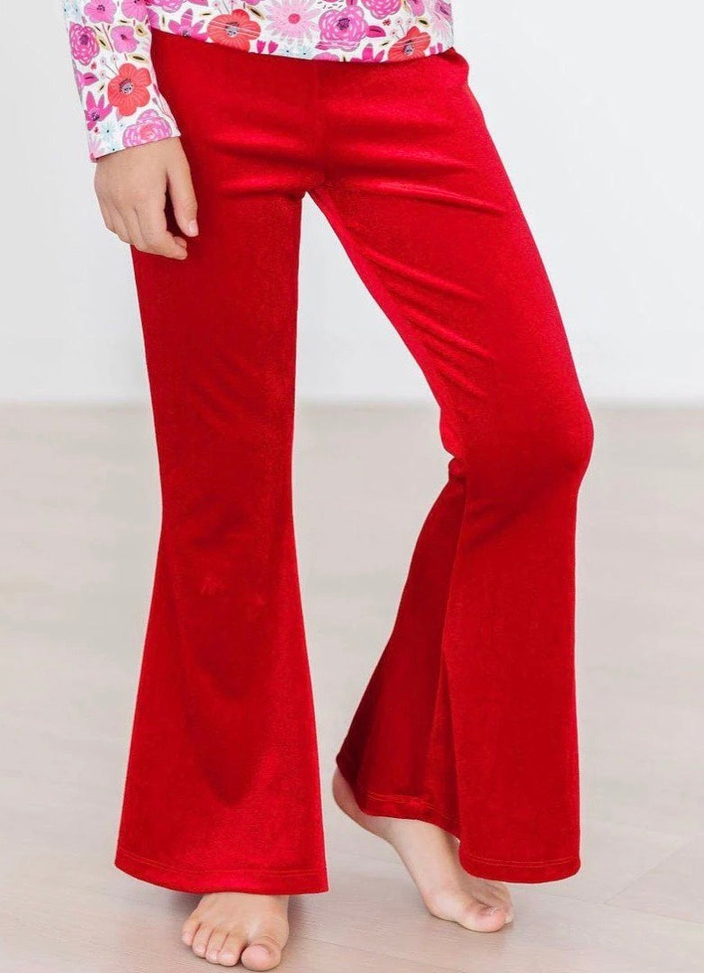 Mila & Rose Red Velvet Bells Girl Jean