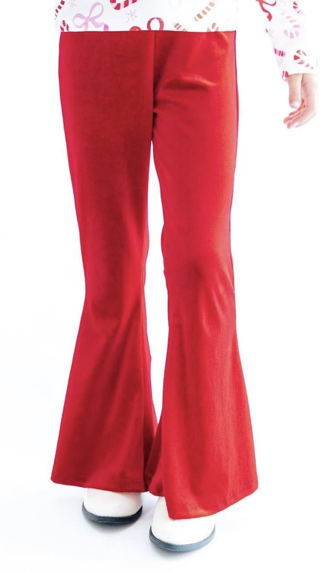 Mila & Rose Red Velvet Bells Girl Jean
