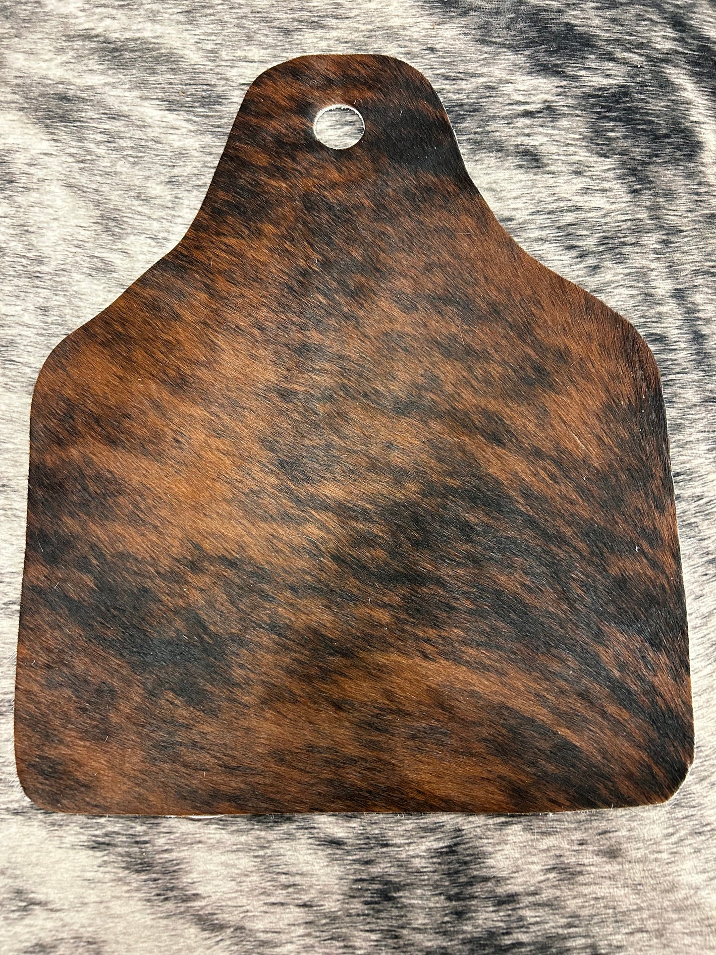 Cowhide Brand Tag Mat