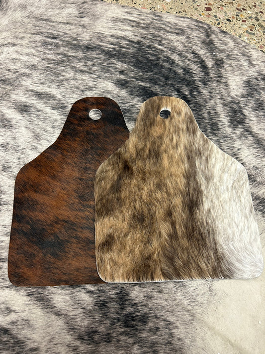 Cowhide Brand Tag Mat