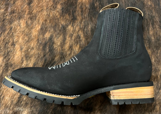 Nubuck Ankle Boot Truck Sole