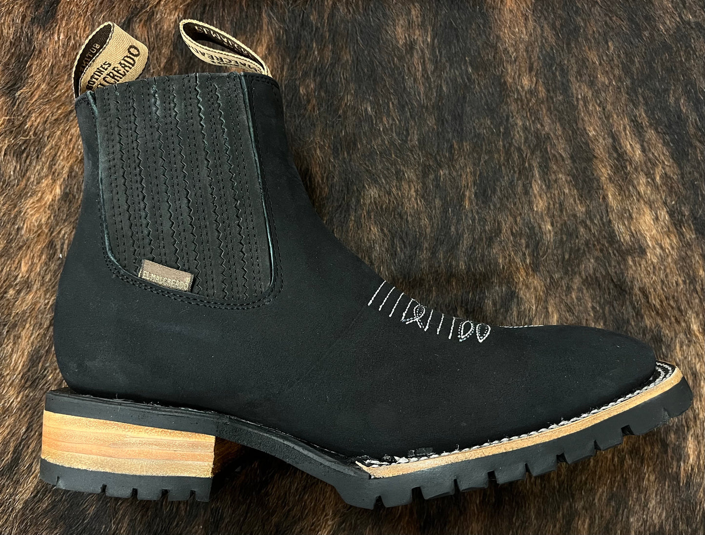 Nubuck Ankle Boot Truck Sole