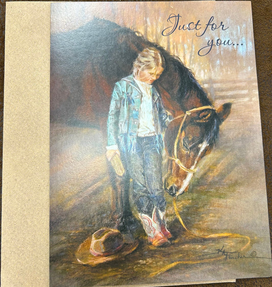 "Just for you" Happy Birthday Greeting Card