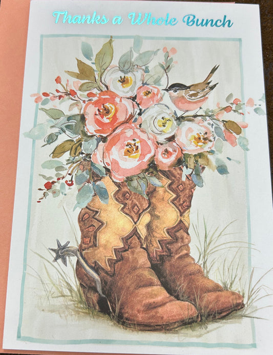 Thanks, a whole Bunch- Greeting Card