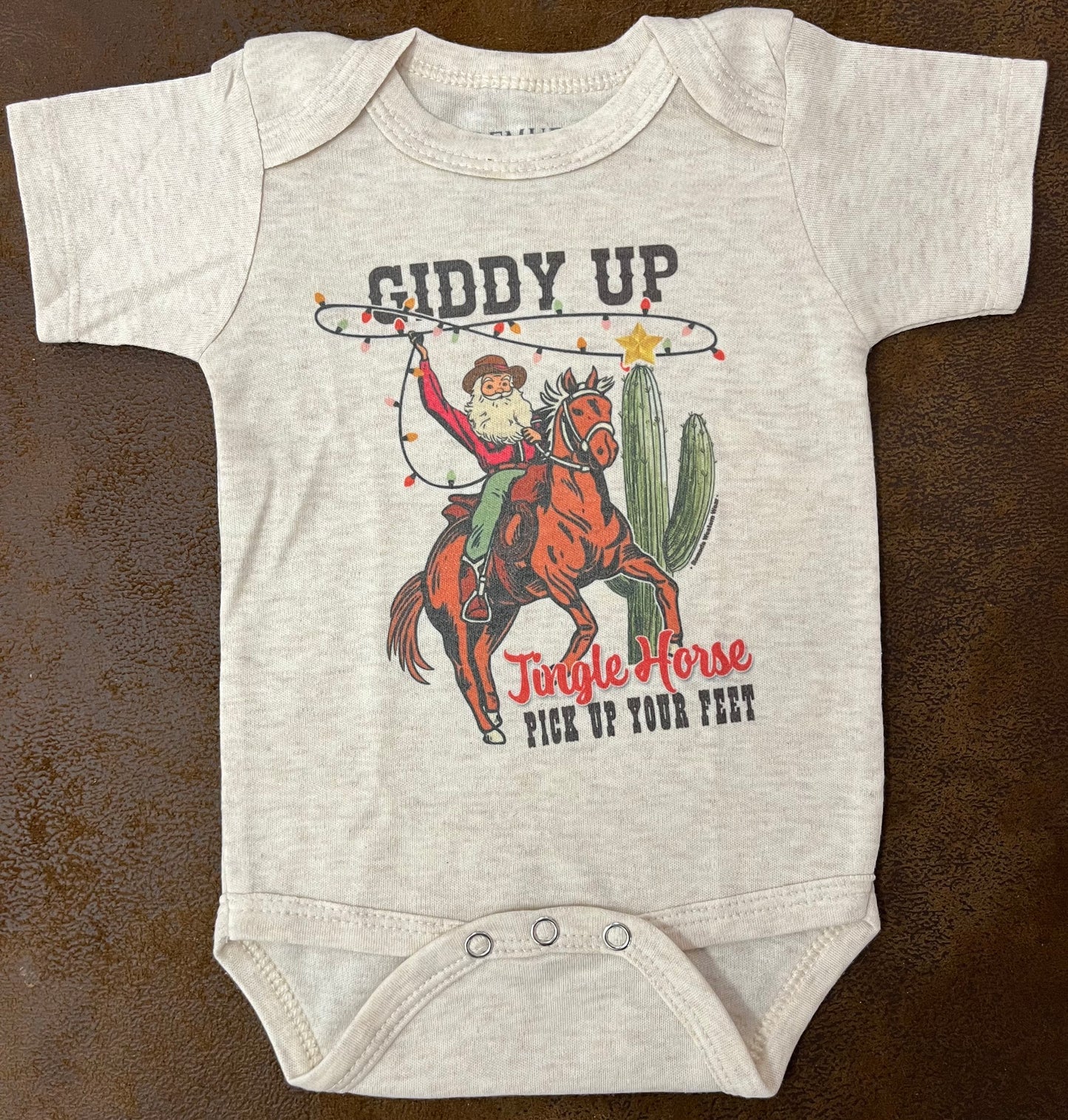 Christmas Infant One Piece Western Romper