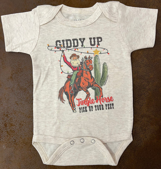 Christmas Infant One Piece Western Romper