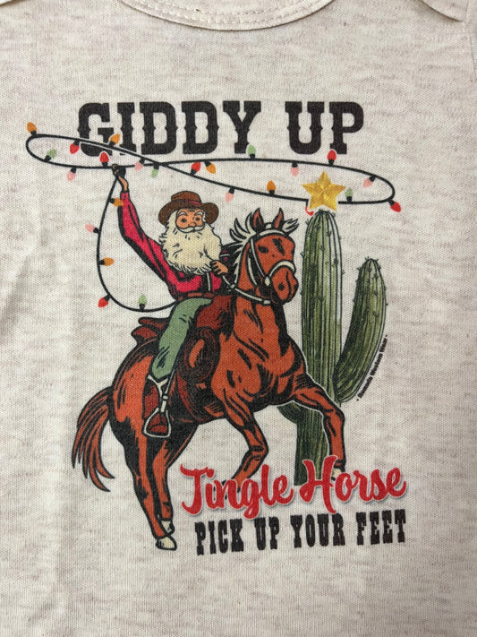 Christmas Infant One Piece Western Romper