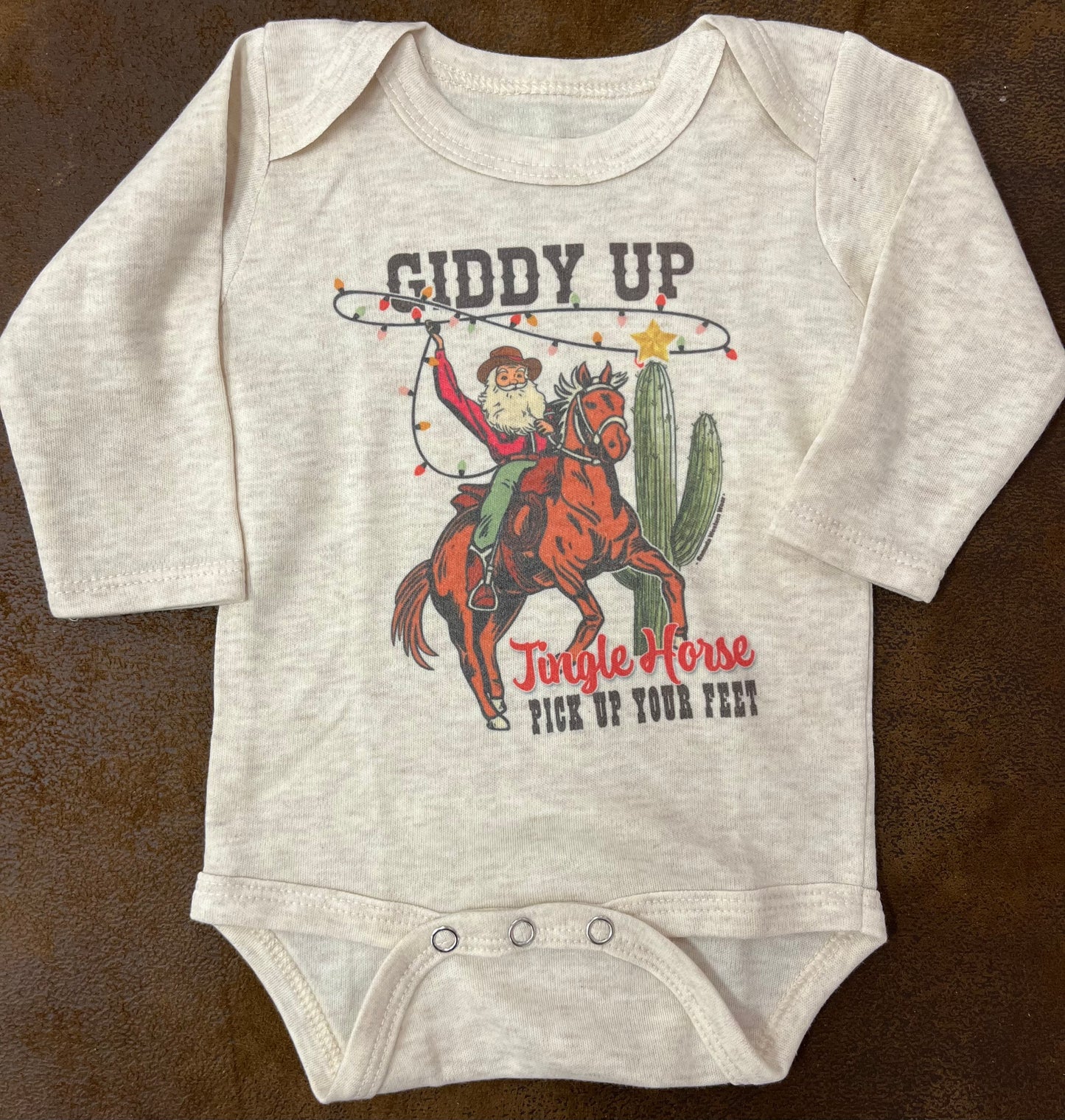 Christmas Infant One Piece Western Romper