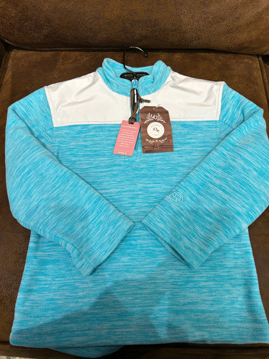 Roper Turquoise Girls Sweatshirt