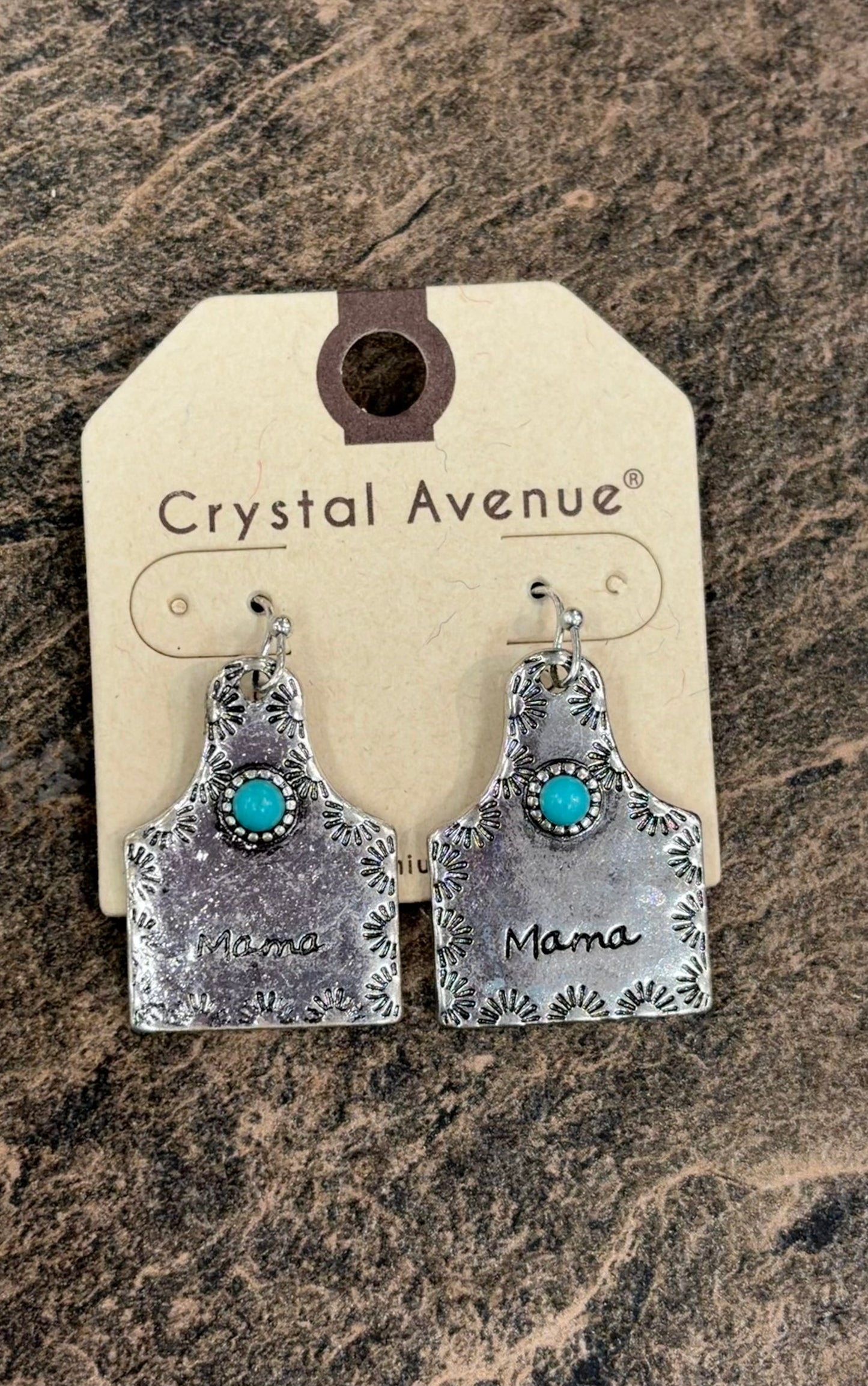 Desert Fan Earrings "Mama"