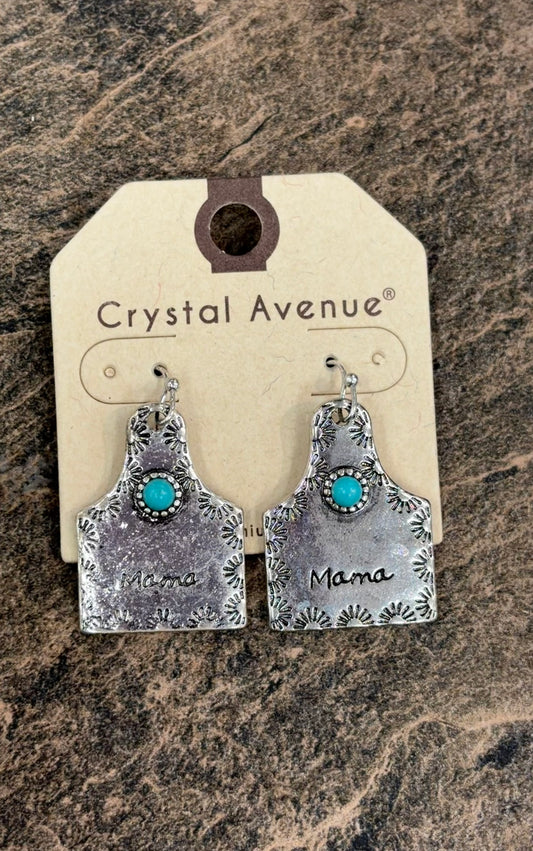 Desert Fan Earrings "Mama"