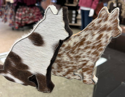 Cowhide Standing Sculpture