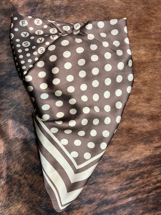 Silky Print Scarf/Bandana