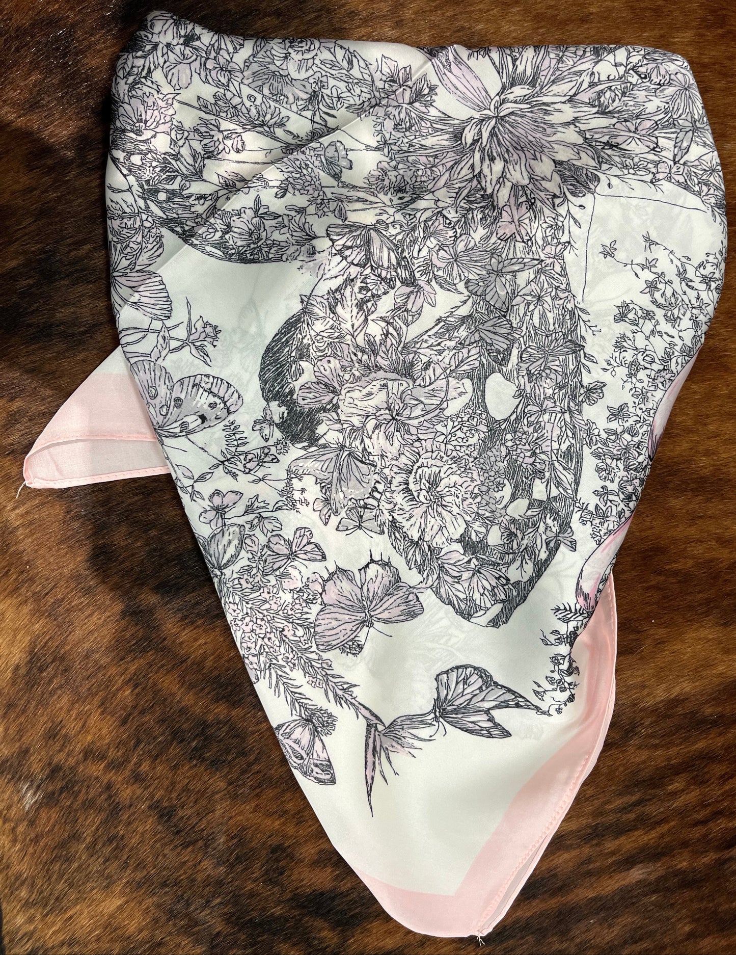 Silky Print Scarf/Bandana