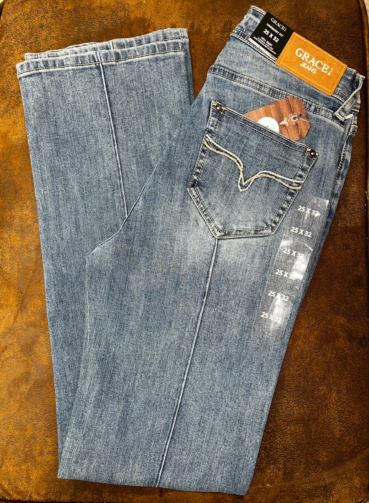 Grace in LA Simple Stitches Bootcut Jeans