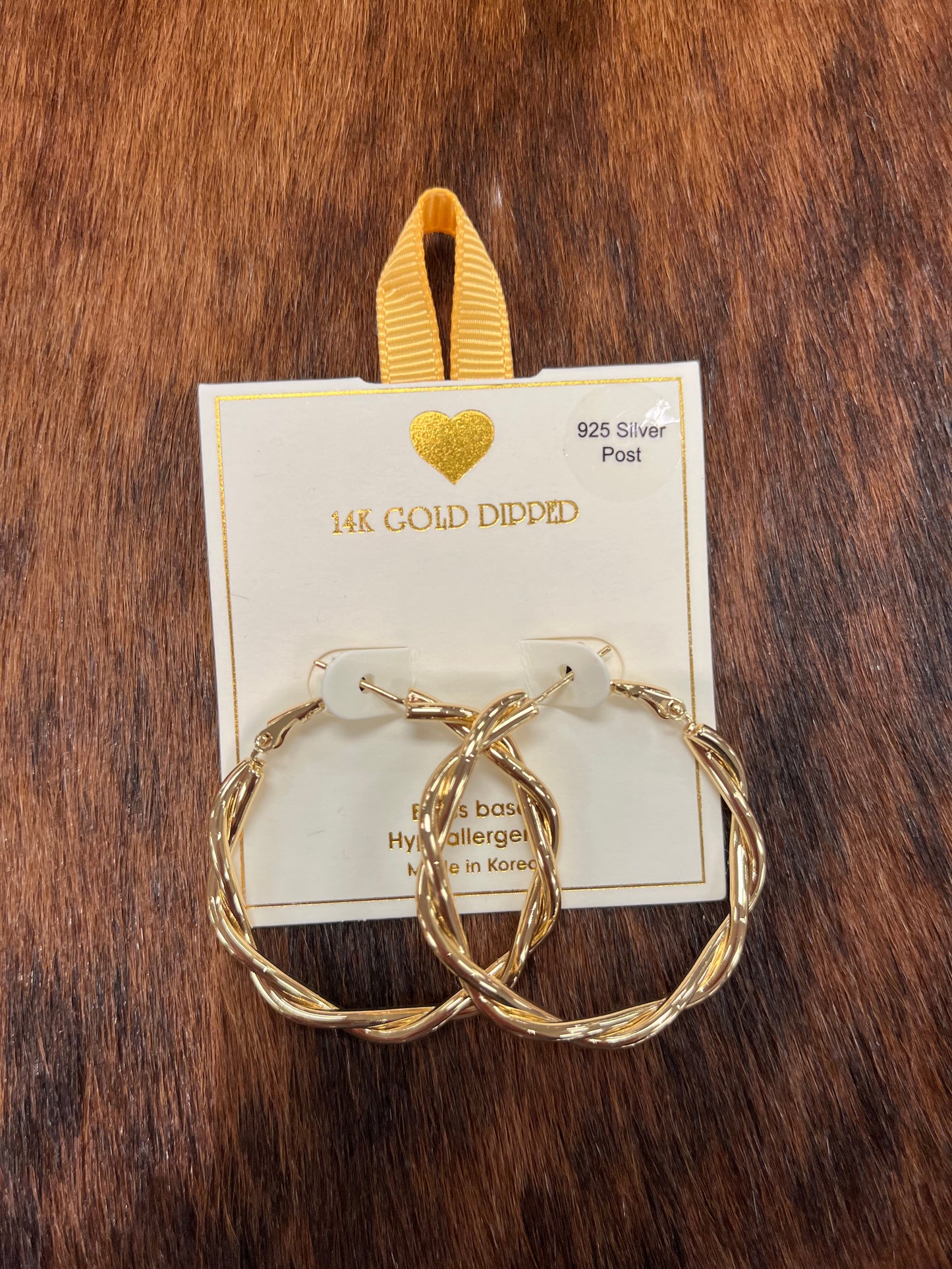 Twisted Hoop Earrings