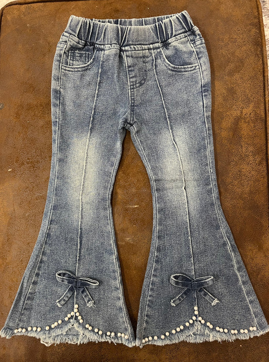 Girl Jean "Pearl Denim Flares"