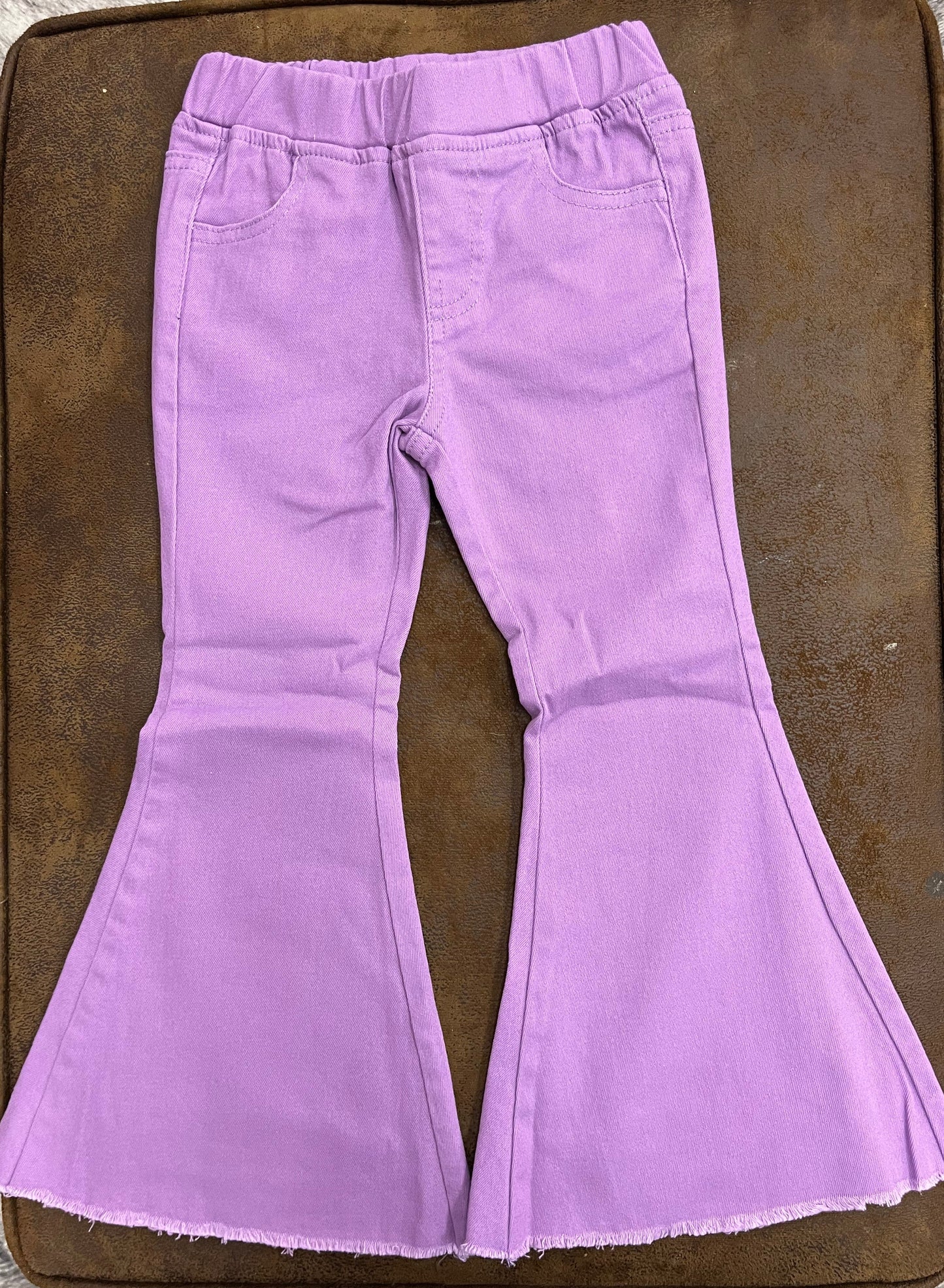 Girl Jean "Purple Denim Flares"