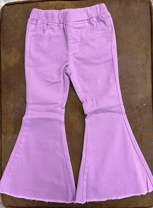 Girl Jean "Purple Denim Flares"