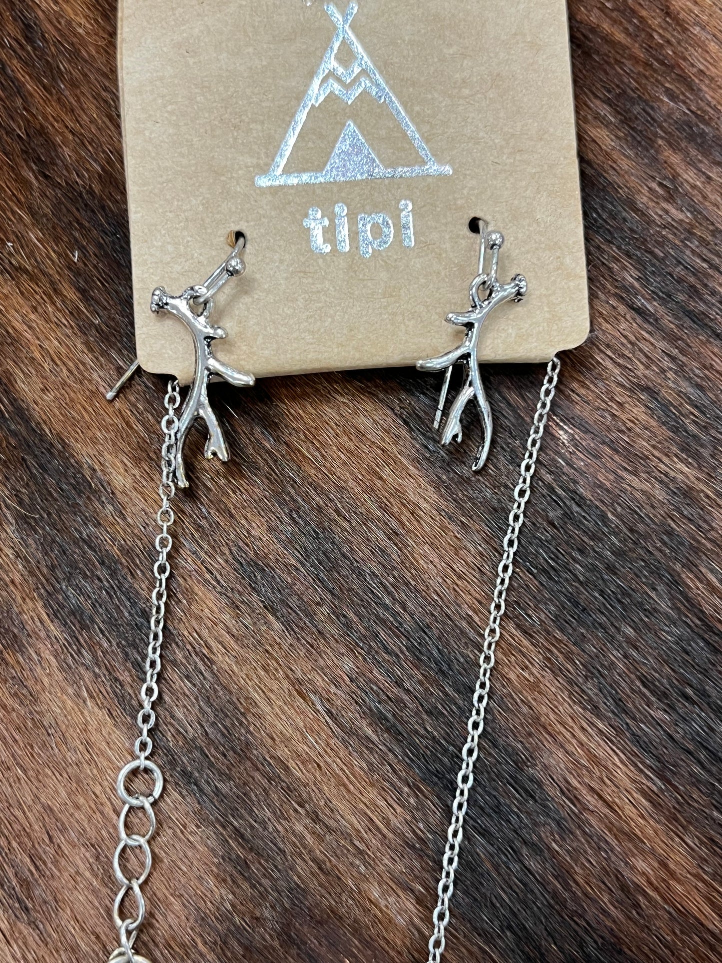 Deer Antler Jewelry Set