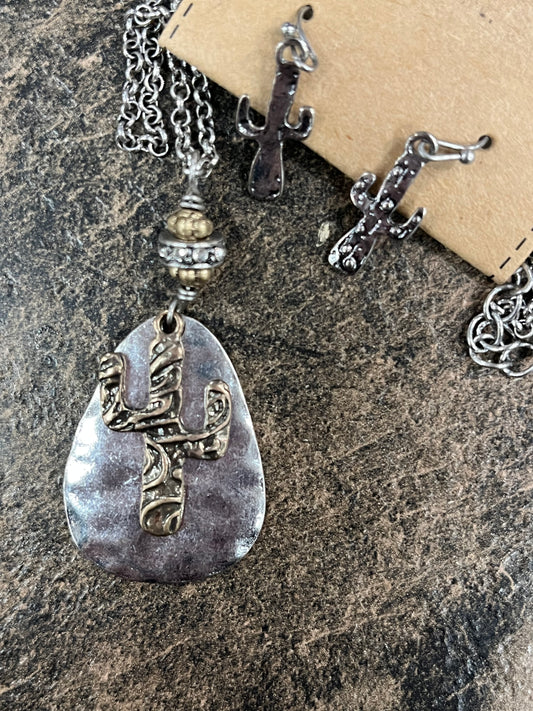 Silver Desert Cactus Set