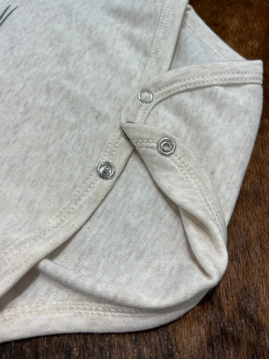 Ranch Raised Boy's Oatmeal Bodysuit