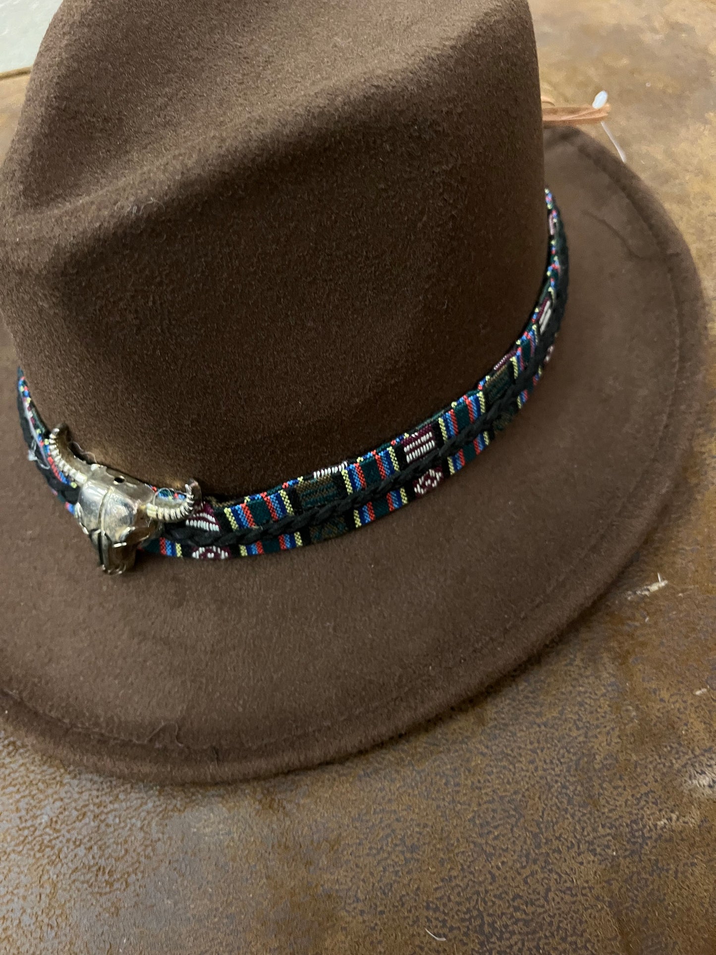 Suede Regular Cowboy with Long Horn Belt