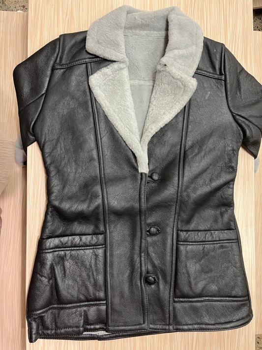 Grey Shearling