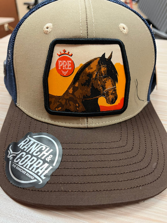 Ranch Corral Blue Mesh Horse