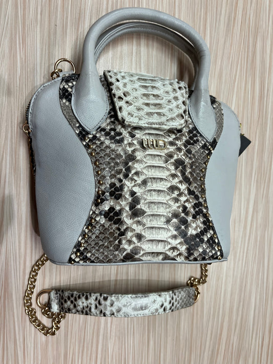 Python Elegance Bone Bag