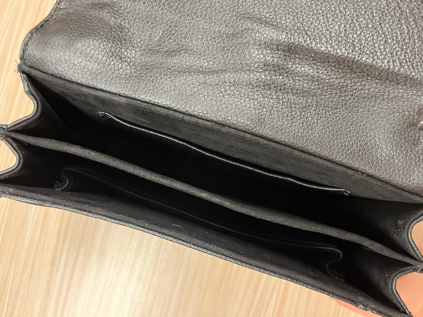 Black Croco Luxe Chain Bag