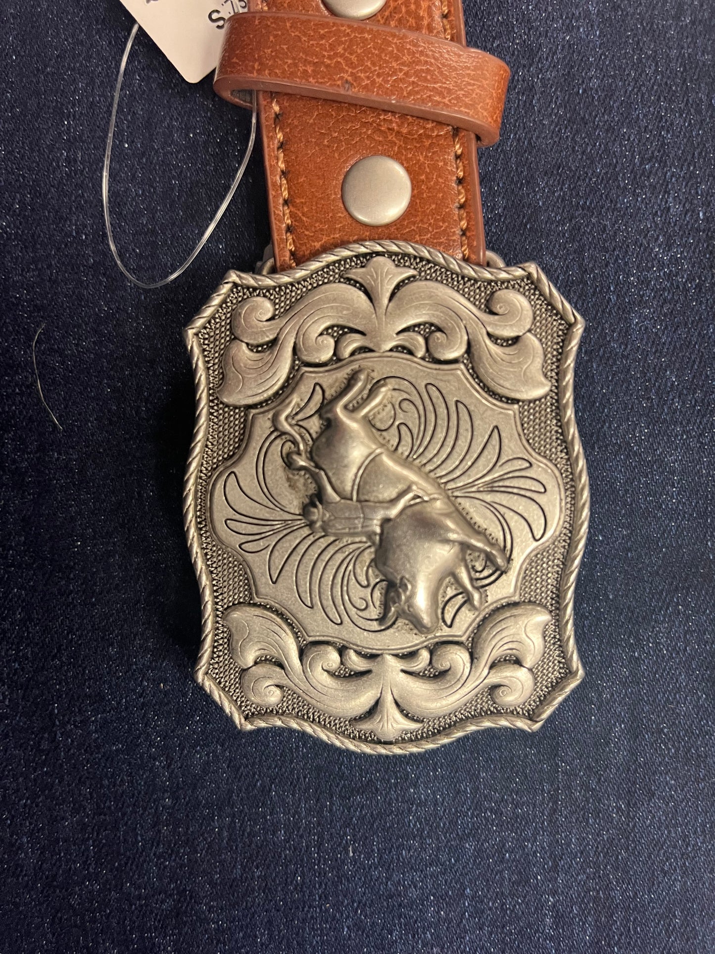 Arena Ace Boys Belt with Center V Stitch