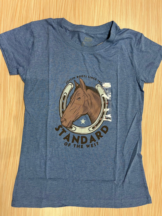 Justin Women Horseshoe Tee