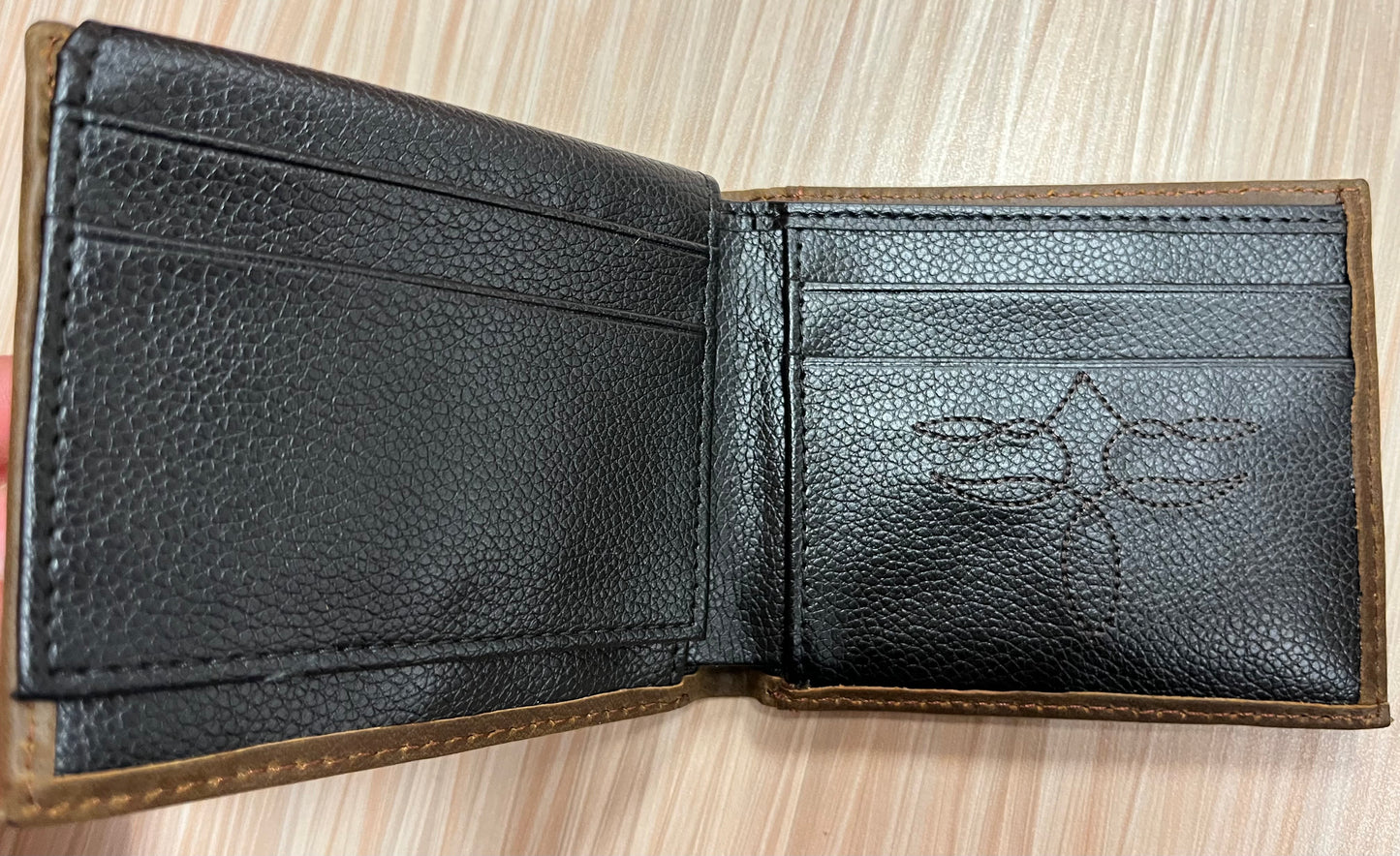Justin Bifold Wallet Hair-On