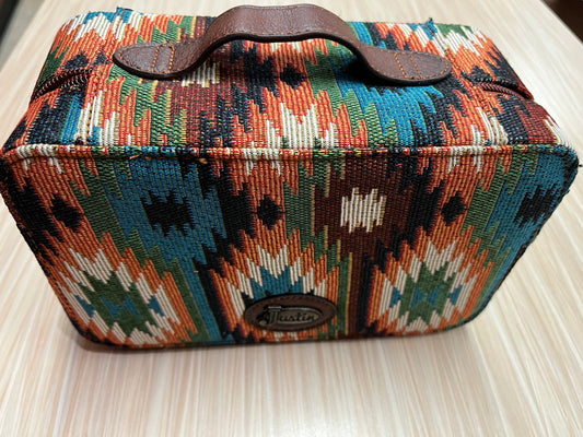 Justin Large Jewelry Case Custom Aztec Jacquard