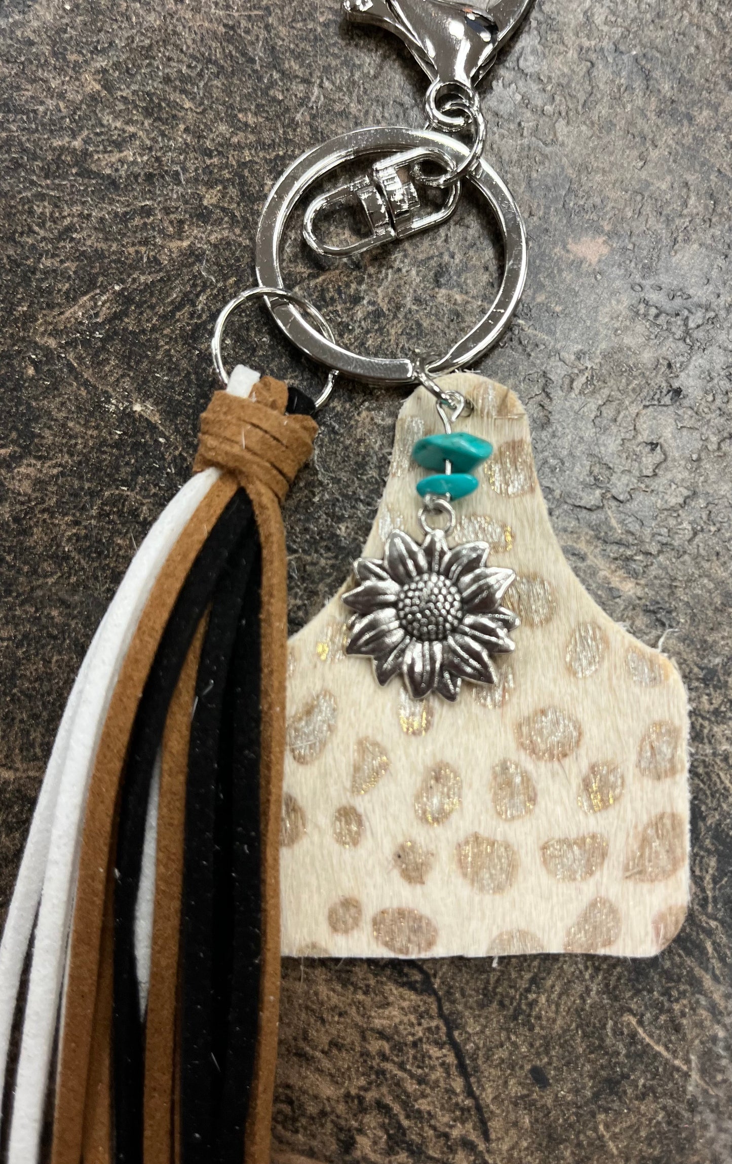 Keychain Western Style Geometric