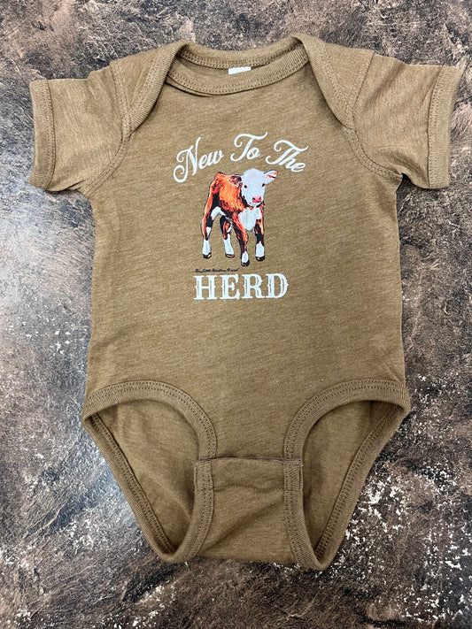 Bodysuit-"New to the Herd"