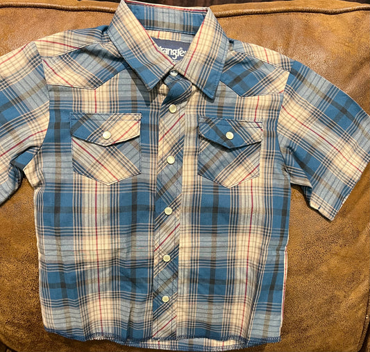 Wrangler Boys Dress Western Shirt