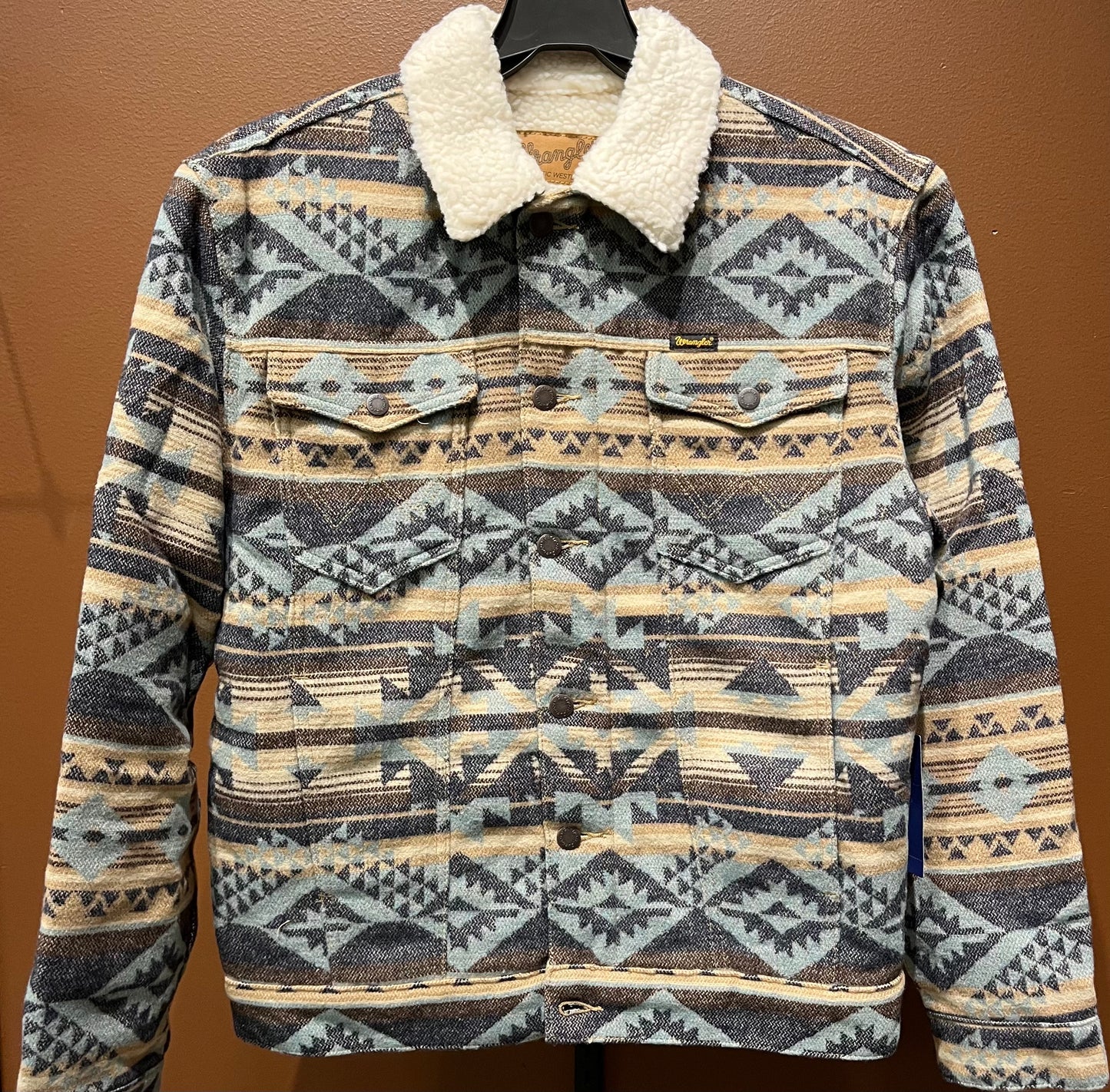 Wrangler Men's Jacquard Print Jacket