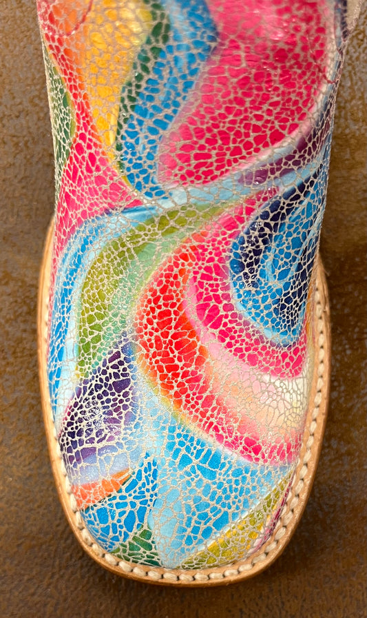 Tin Haul Girl Boots "Color Burst"